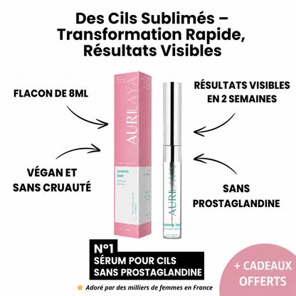 Sérum peptide activateur de croissance des cils 8 ml